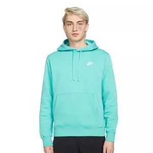 Nike Sportswear Men's Club Fleece Pullover Hoodie - Washed Teal